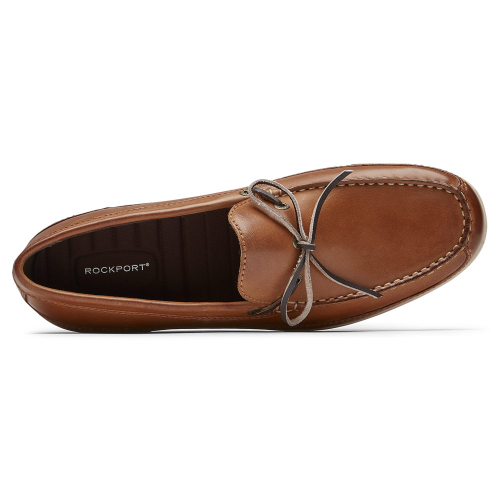 Mocassins Rockport Homem Marrom - Malcom Tie - 03542VCID